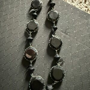 Elegant Black Beaded Necklace 10